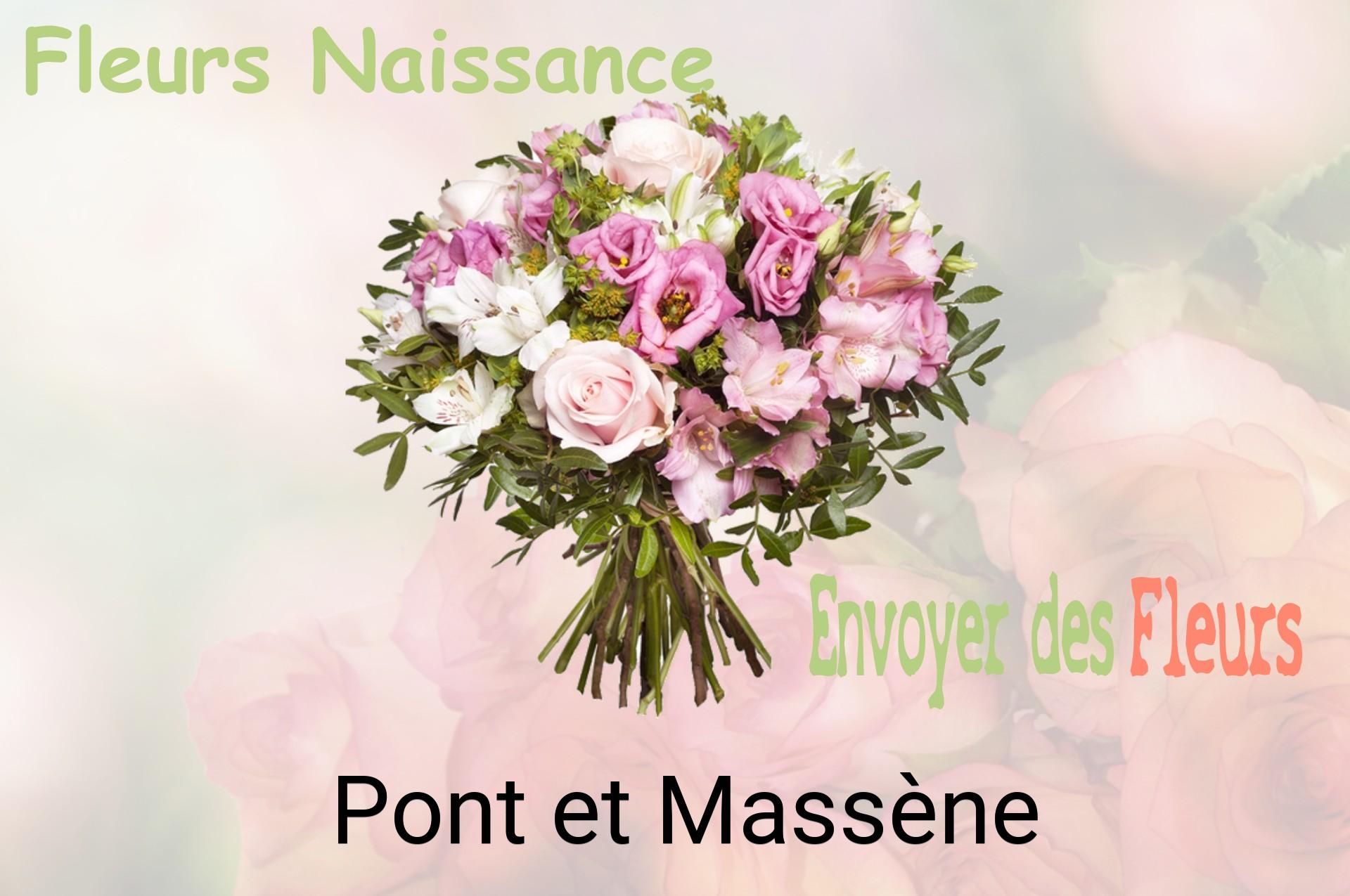 Bouquet de fleurs de naissance livré à Pont-et-Massène